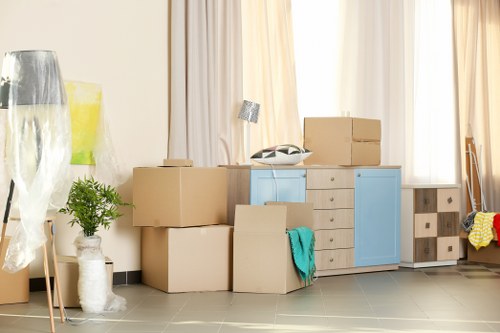 Furniture removals team planning a local move in Ruislip
