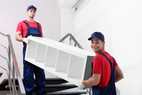 Removal team helping with a home move in Ruislip