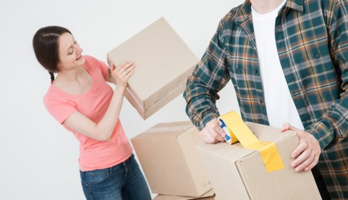 Professional movers handling access challenges in Ruislip flats