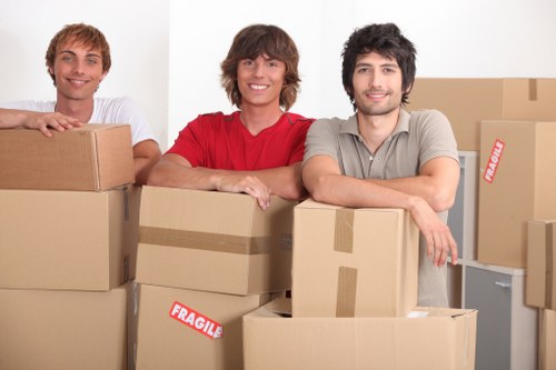 Commercial moving team handling office relocation in Ruislip