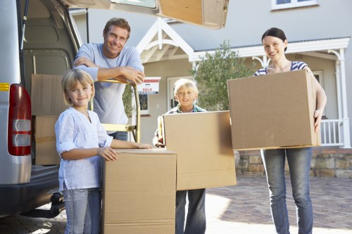Local commercial movers planning access and parking in Ruislip