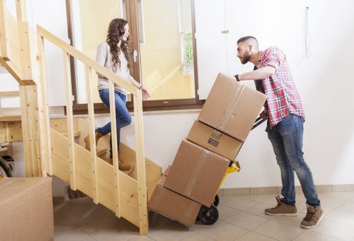 Local moving service supporting a residential relocation in Ruislip